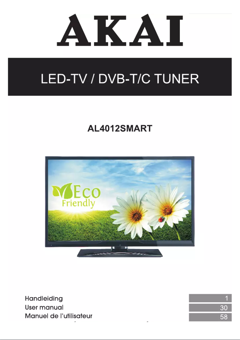 Image de la première page du manuel de l'appareil AL4012SMART