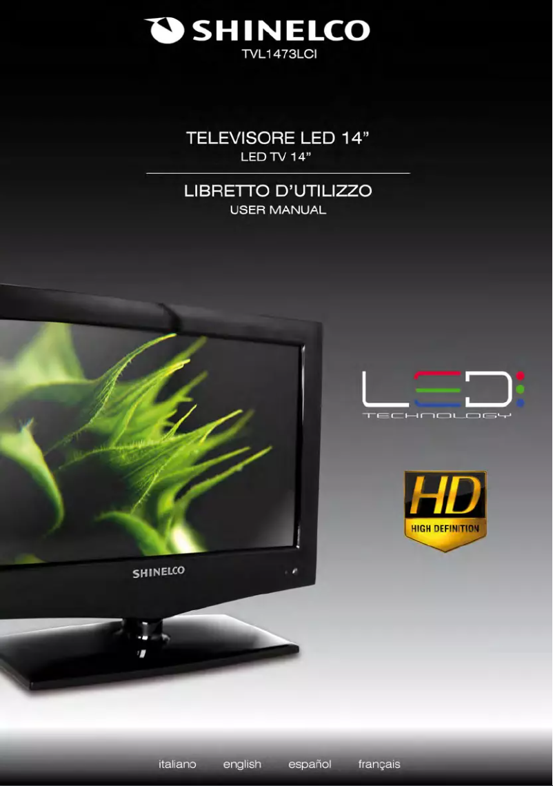 Page 1 de la notice Manuel utilisateur Shinelco TVL1473LCI