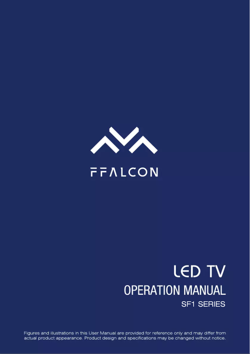 Page 1 de la notice Manuel utilisateur FFalcon 32SF1