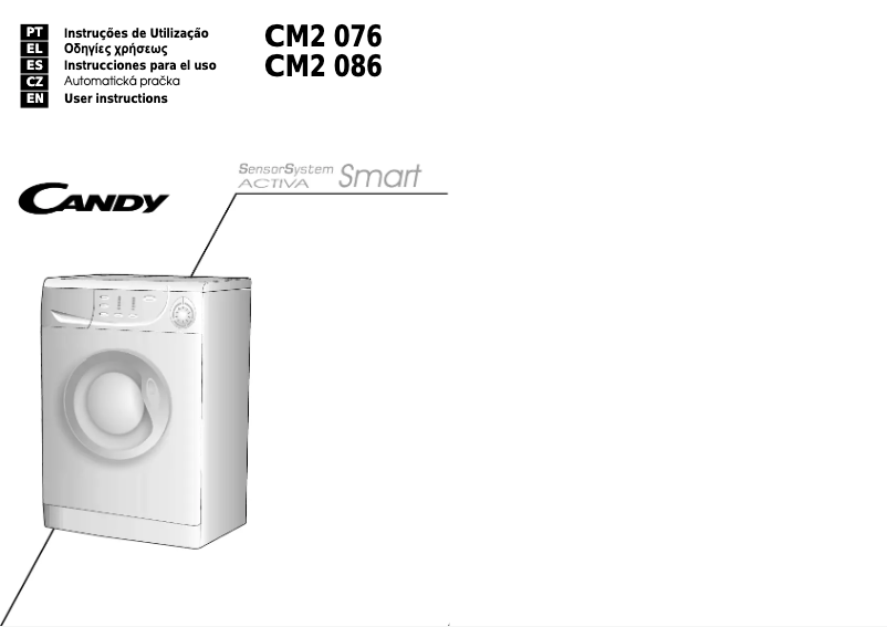 Page n°1 - Manuel utilisateur Candy CM2076-18S