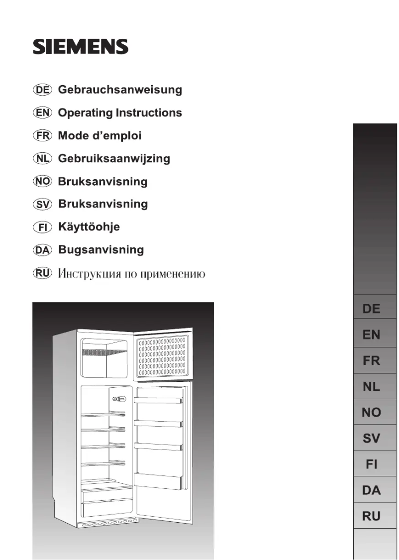 Page n°1 - Manuel utilisateur Siemens KD24VV00
