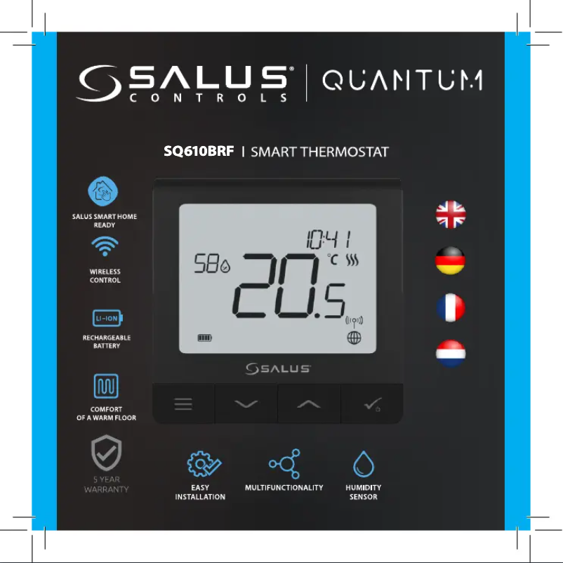 Page 1 de la notice Manuel utilisateur Salus SQ610BRF