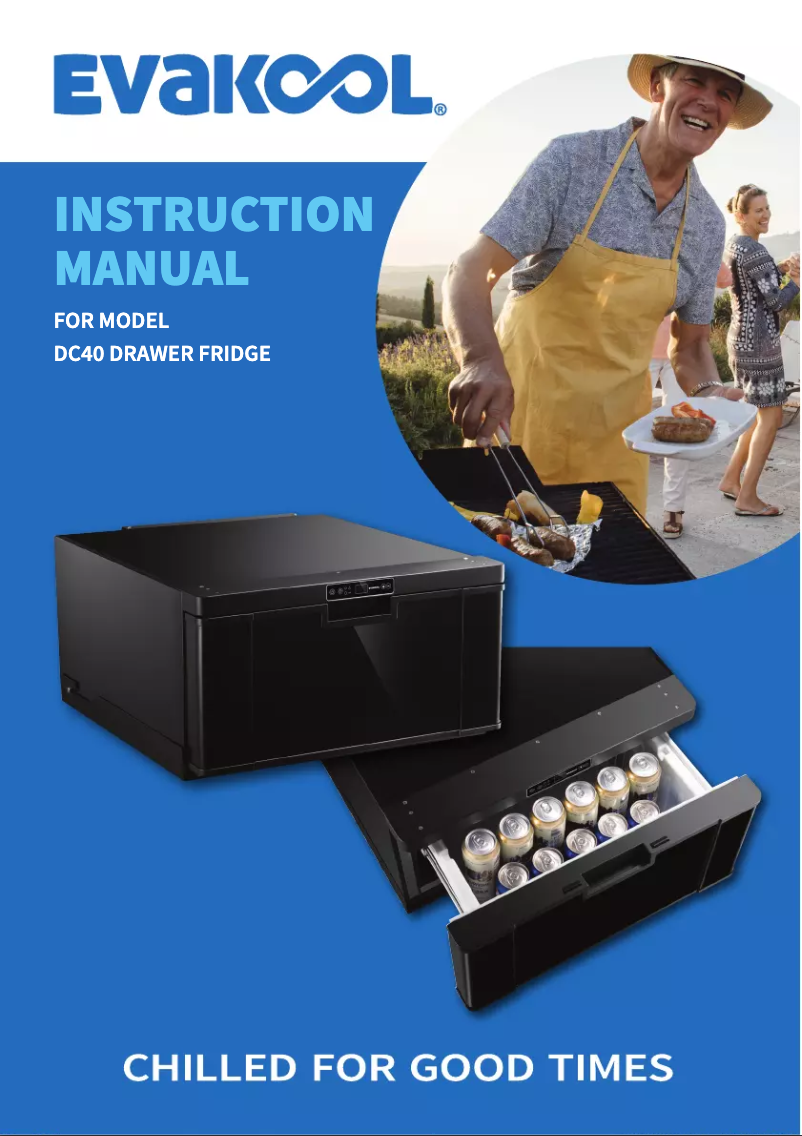 Image de la première page du manuel de l'appareil DC40