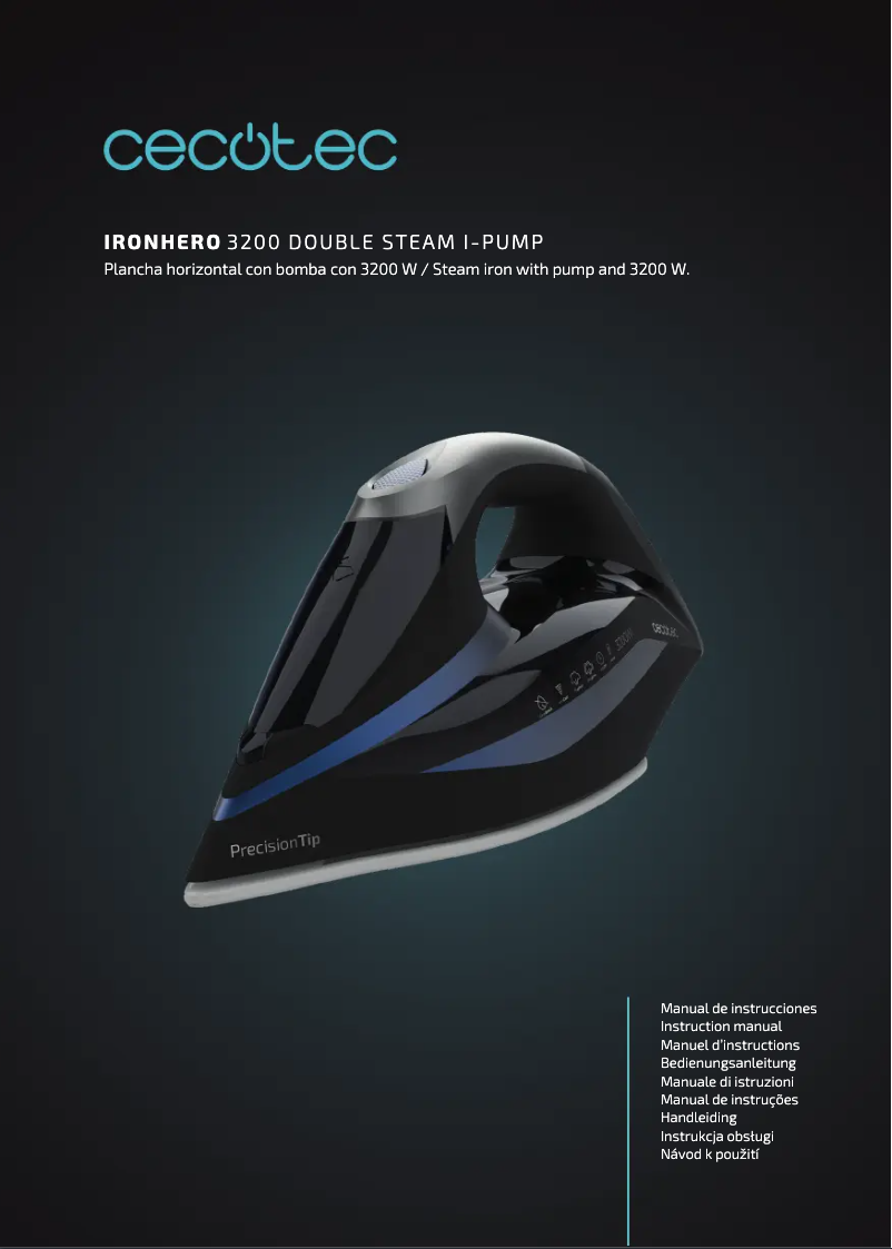 Page n°1 - Manuel utilisateur Cecotec IronHero 3200 Double Steam i-Pump