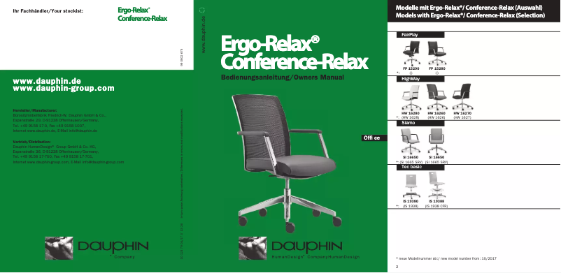 Page n°1 - Manuel utilisateur Dauphin Stilo ST 6807