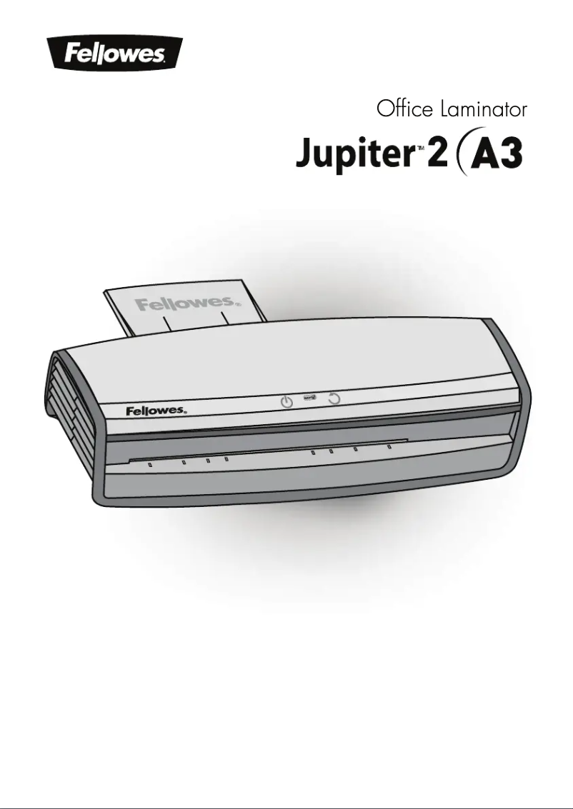 Page n°1 - Manuel utilisateur Fellowes Jupiter 2 A3/125