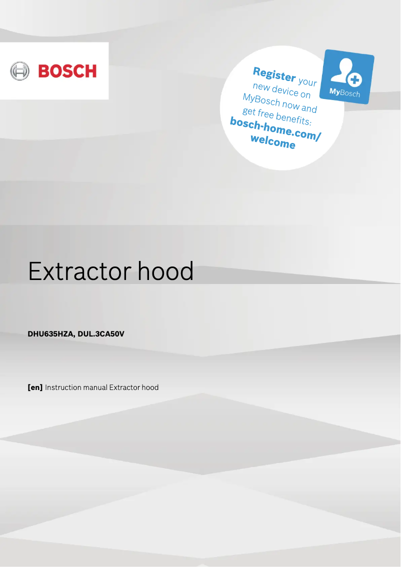 First page image of the manual for DHU635HZA