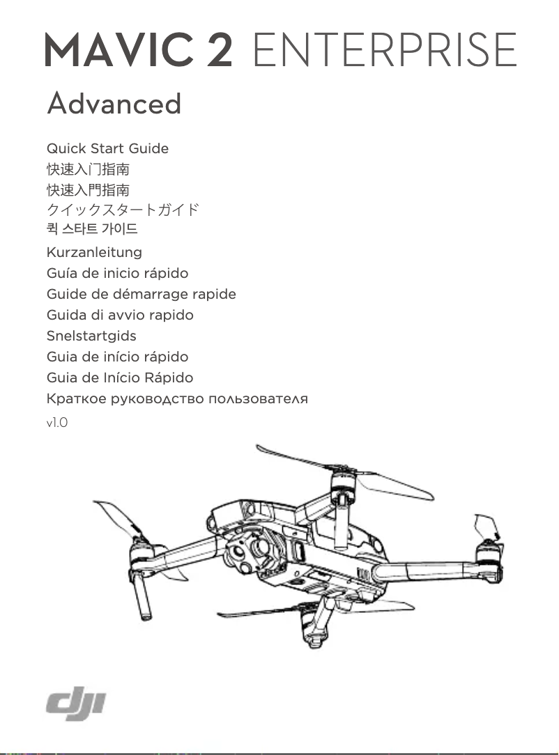 Página 1 del manual Manual de usuario DJI Mavic 2 Enterprise Advanced