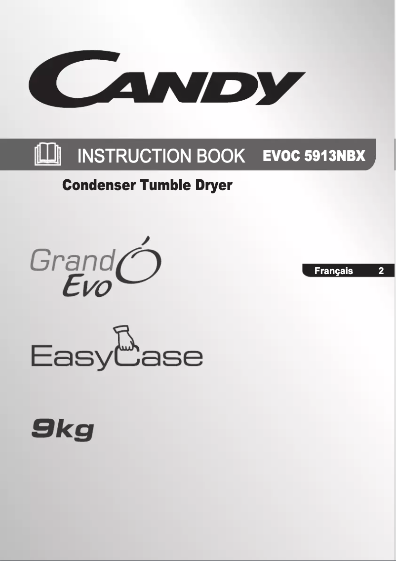 Page n°1 - Manuel utilisateur Candy EVOC5913NBX