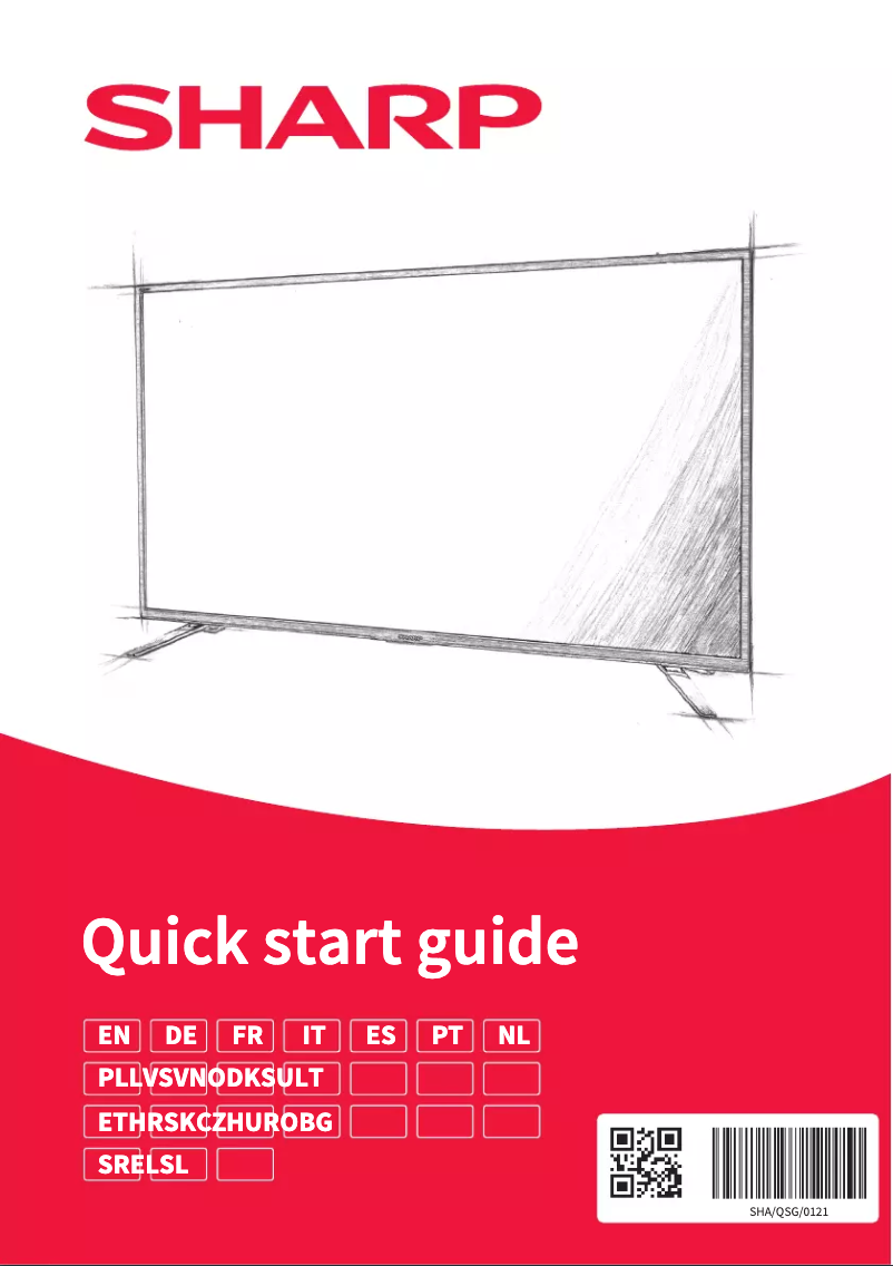 Page n°1 - Manuel utilisateur Sharp 32AC6EE