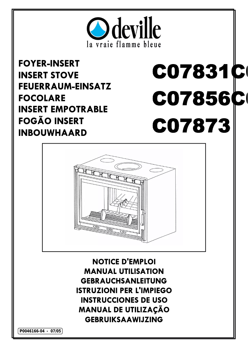 Page 1 de la notice Manuel utilisateur Deville Regain 65 Classic