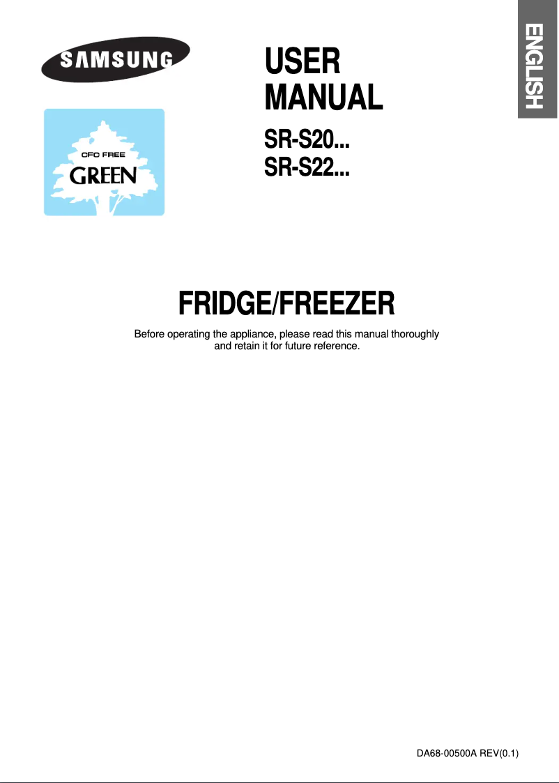 Page 1 de la notice Manuel utilisateur Samsung SR-S2228GRS