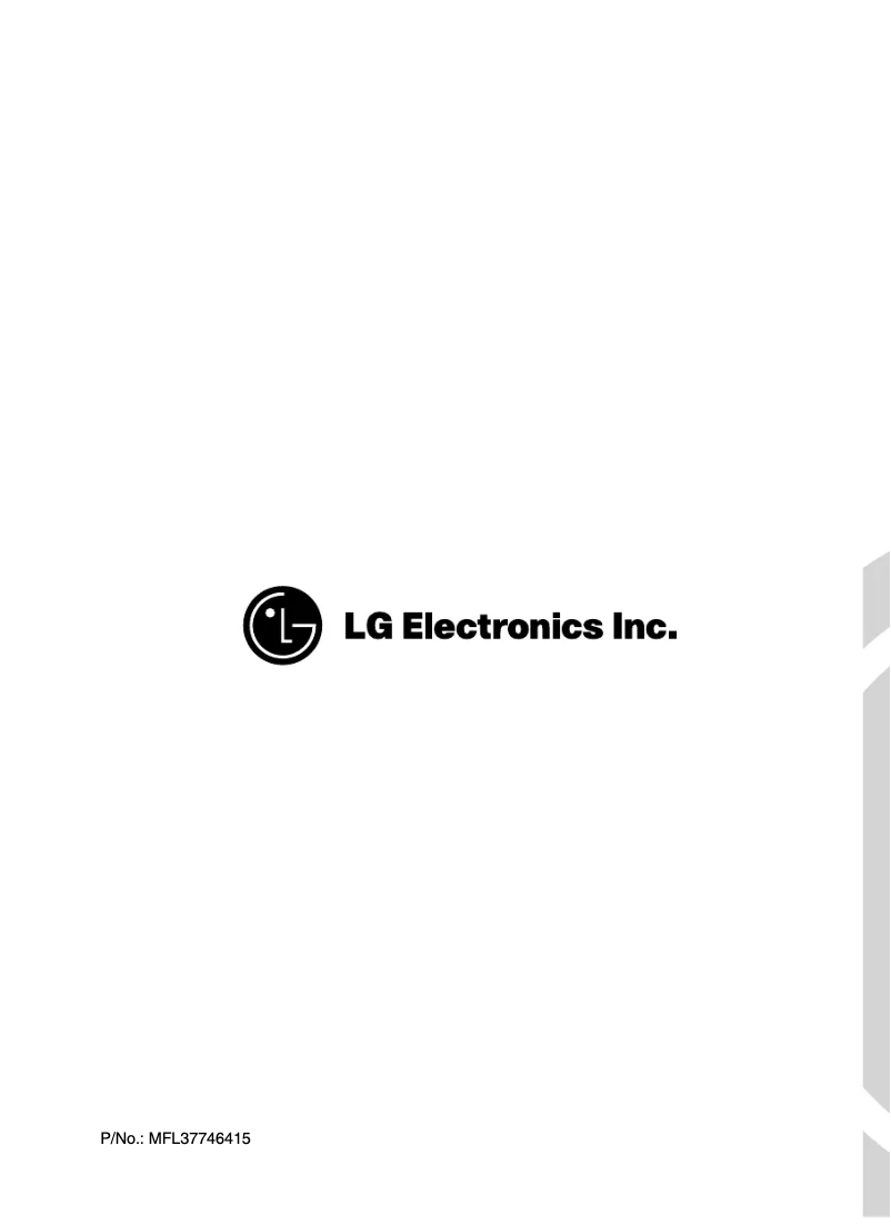 Page 1 de la notice Manuel utilisateur LG WD-12390NDK