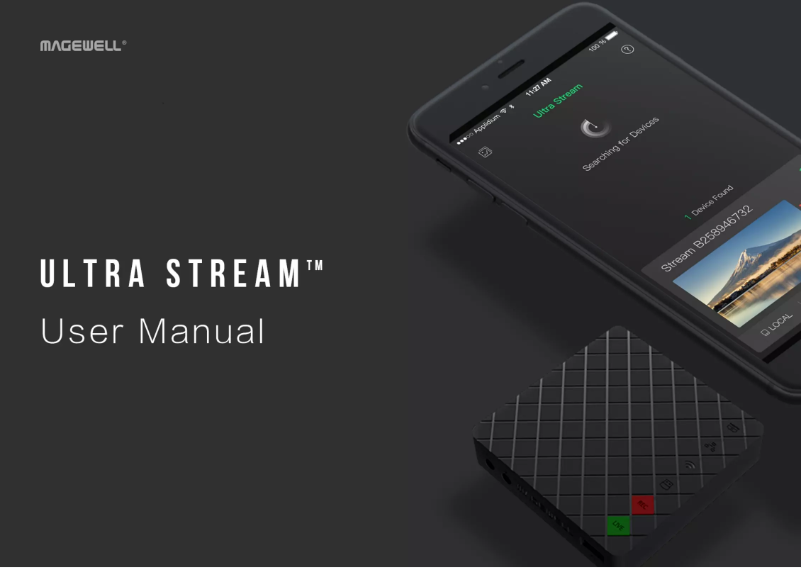 Page n°1 - Manuel utilisateur Magewell Ultra Stream SDI