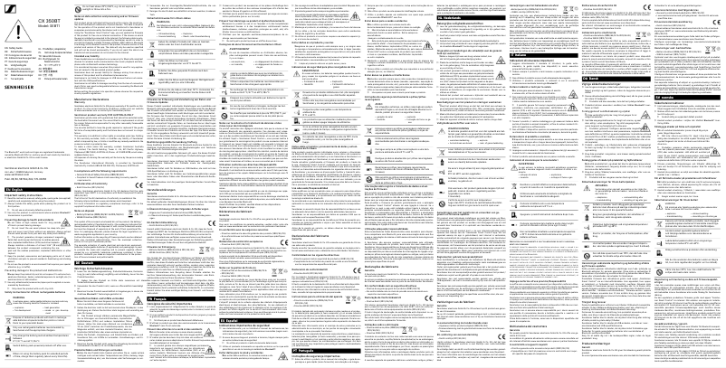 Image de la première page du manuel de l'appareil CX 350BT