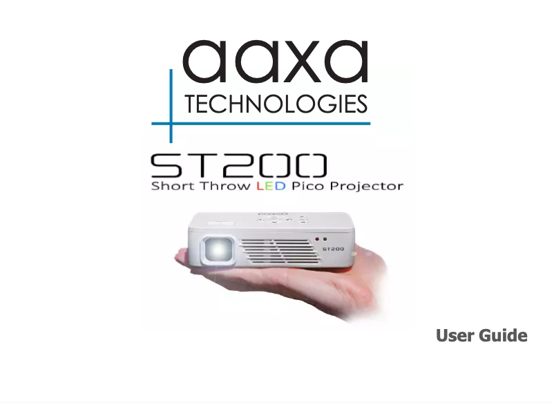 Página 1 del manual Manual de usuario AAXA Technologies ST200