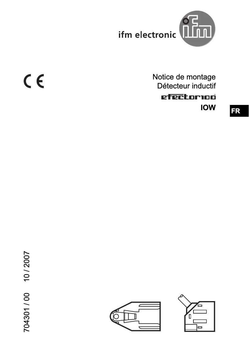 Page n°1 - Manuel utilisateur IFM IO5018