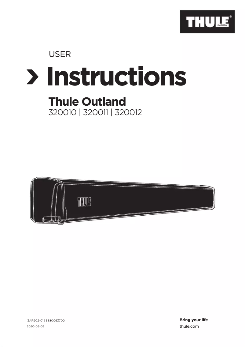 Page 1 de la notice Manuel utilisateur Thule OutLand 6.2 ft