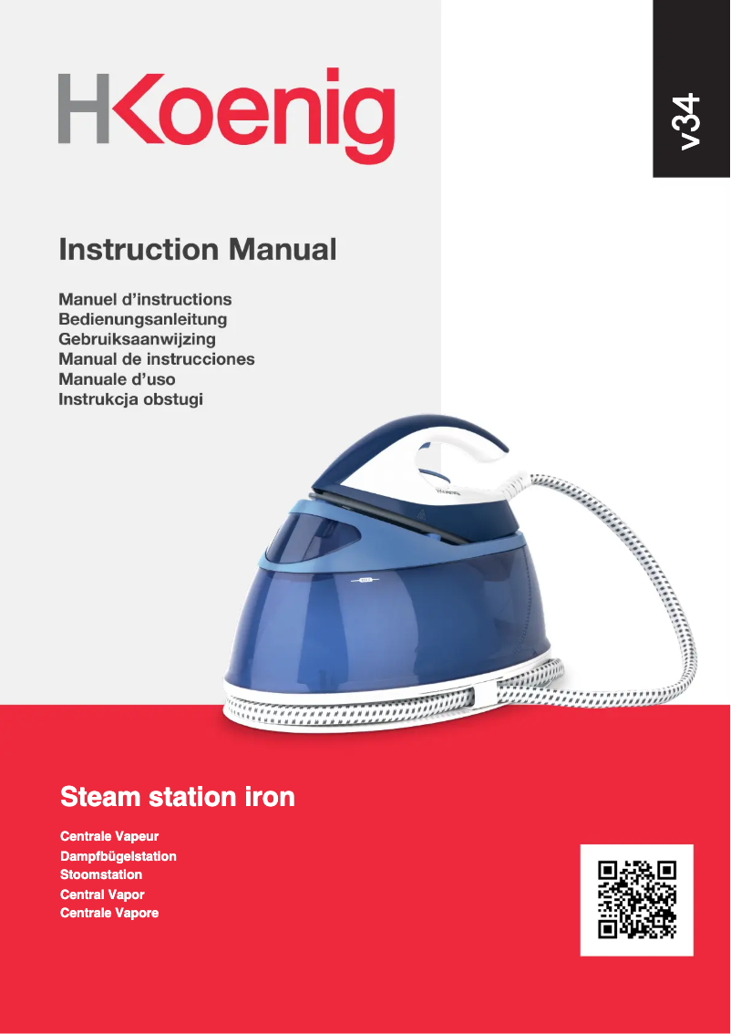 Image de la première page du manuel de l'appareil V34