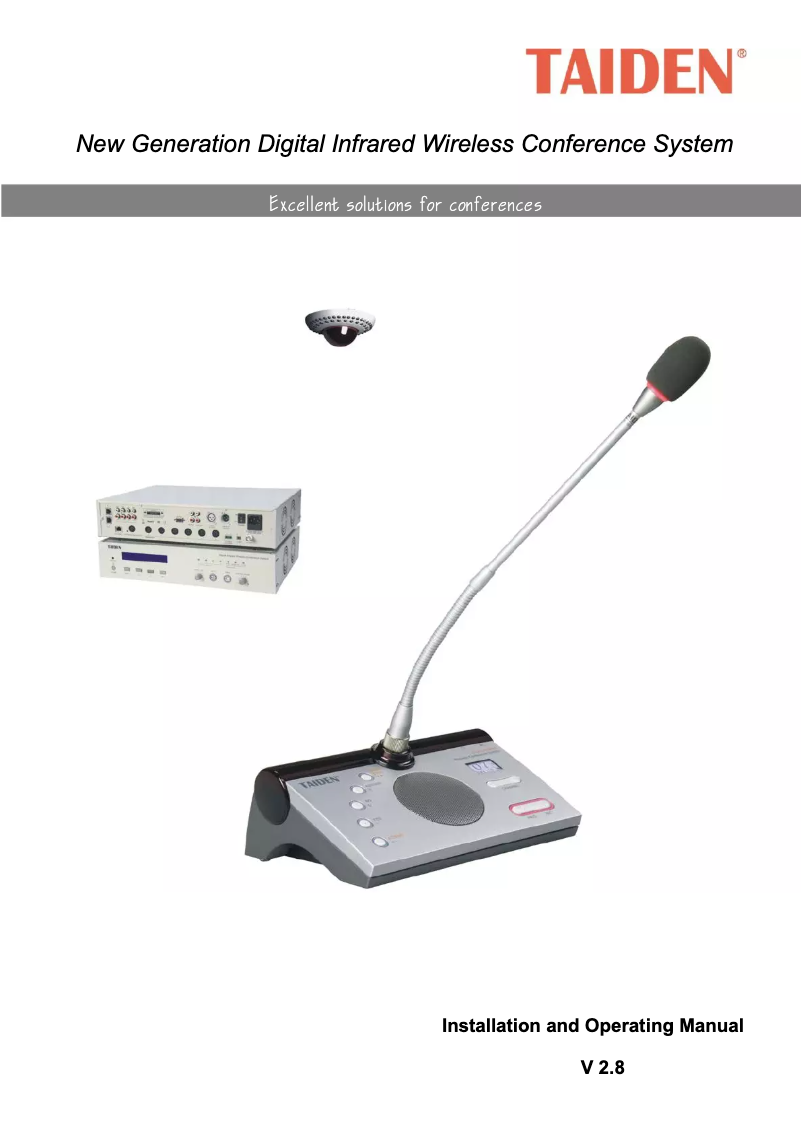 Page 1 de la notice Manuel utilisateur TAIDEN HCS-5302D