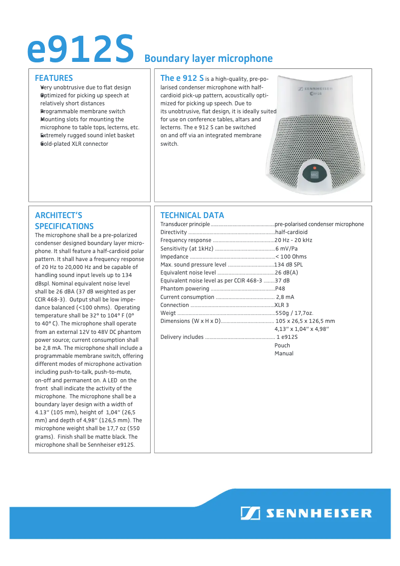 Image de la première page du manuel de l'appareil e 912 S