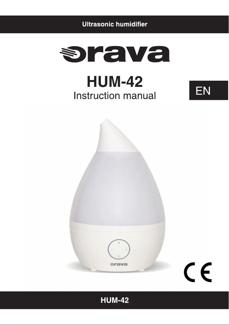 Image de la première page du manuel de l'appareil HUM-42