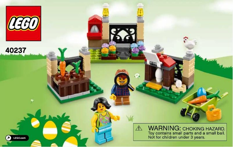 Page 1 de la notice Manuel utilisateur Lego Easter Egg Hunt 40237