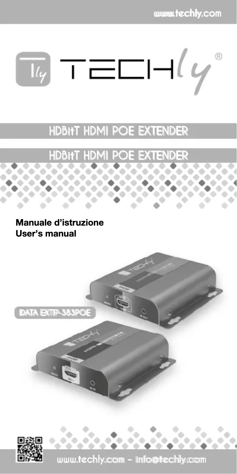 Page n°1 - Manuel utilisateur Techly IDATA EXTIP-383POE