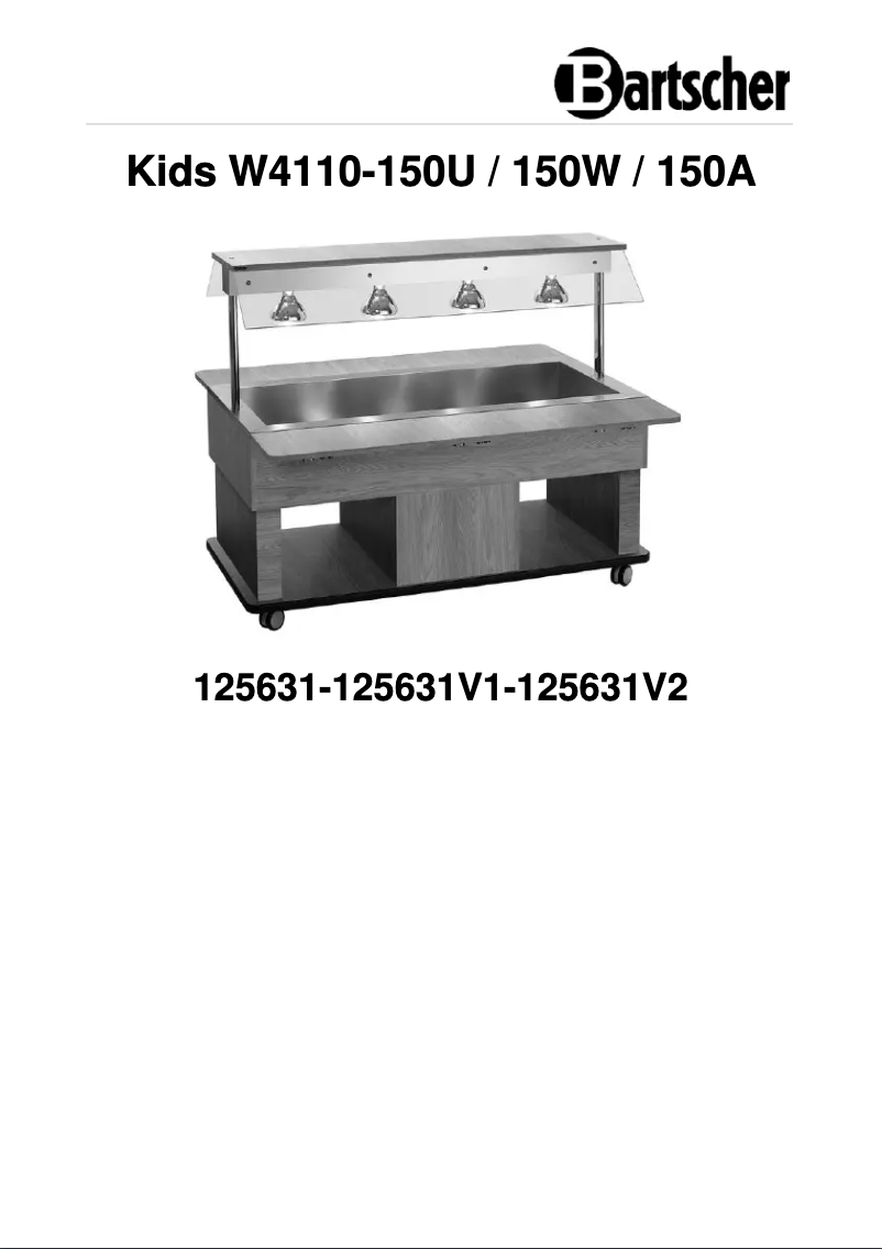 Image de la première page du manuel de l'appareil W4110-150U