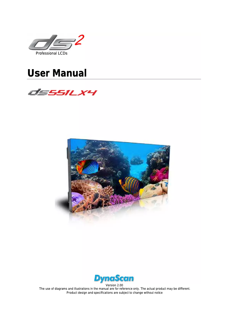 Page n°1 - Manuel utilisateur DynaScan DS551LX4