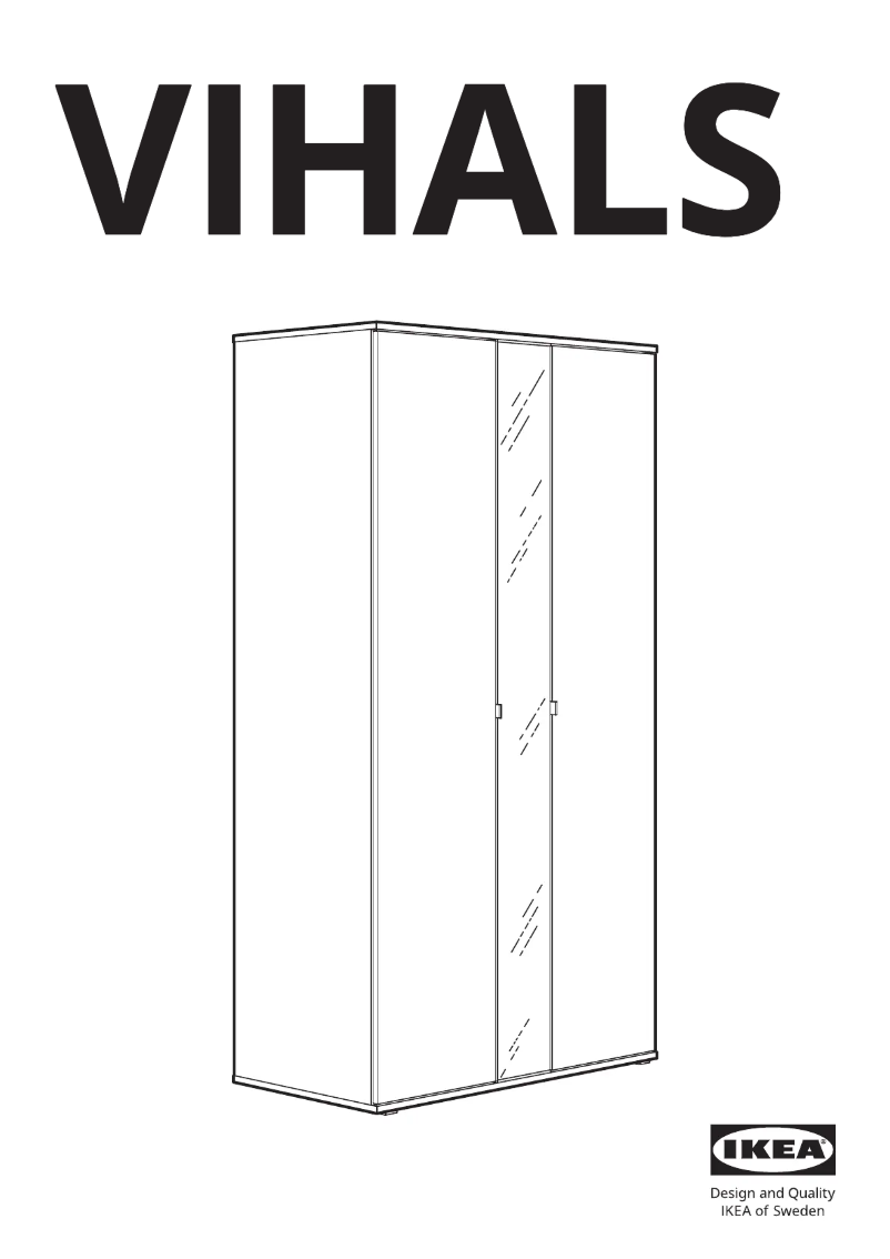 Page 1 de la notice Manuel utilisateur Ikea VIHALS 905.461.81