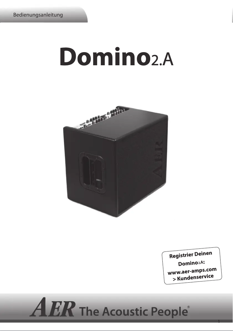 Page n°1 - Manuel utilisateur AER Domino 2.A