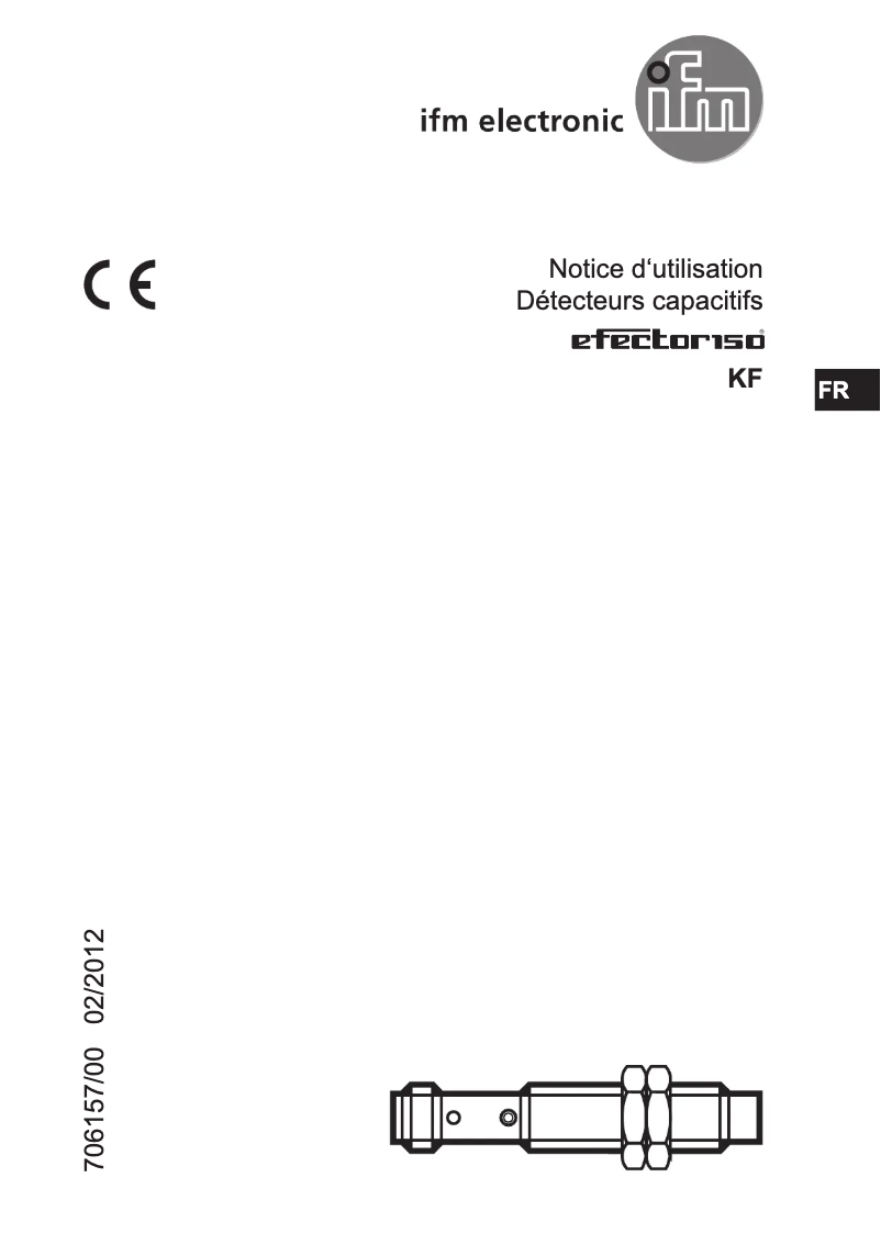 Page 1 de la notice Manuel utilisateur IFM KF5013