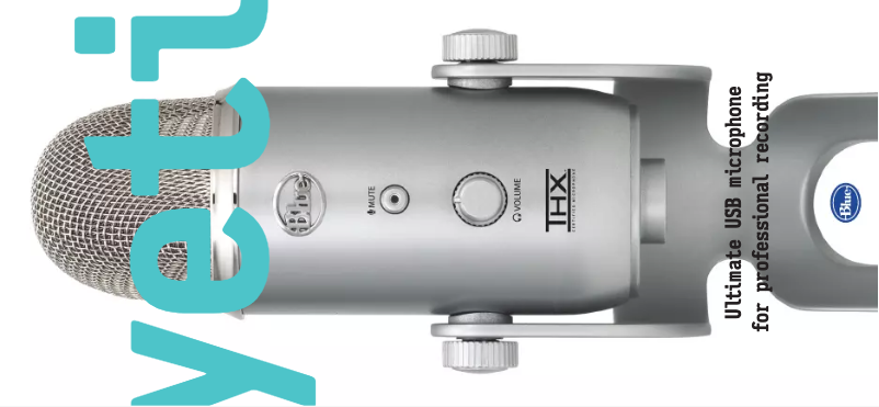 Page 1 de la notice Manuel utilisateur Blue Microphones Yeti