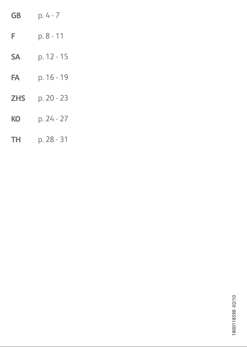 Image de la première page du manuel de l'appareil Ultimate Autoclean 400 FV9440