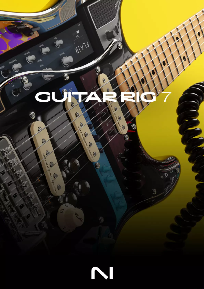 Image de la première page du manuel de l'appareil Guitar Rig 7