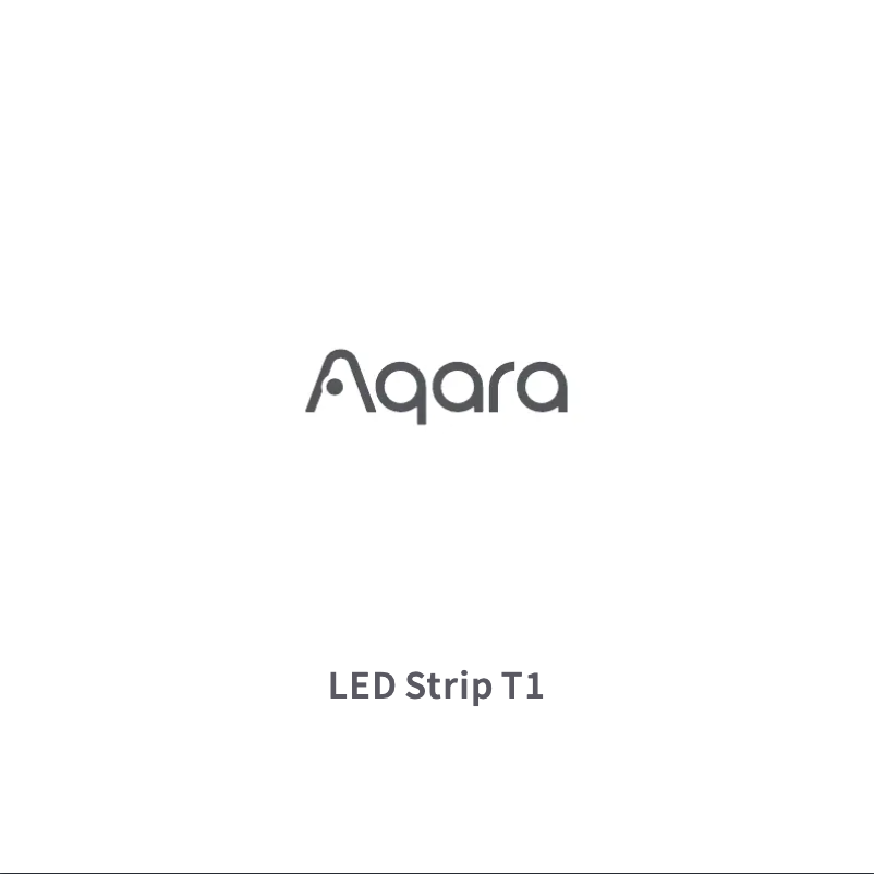 Image de la première page du manuel de l'appareil LED Strip T1