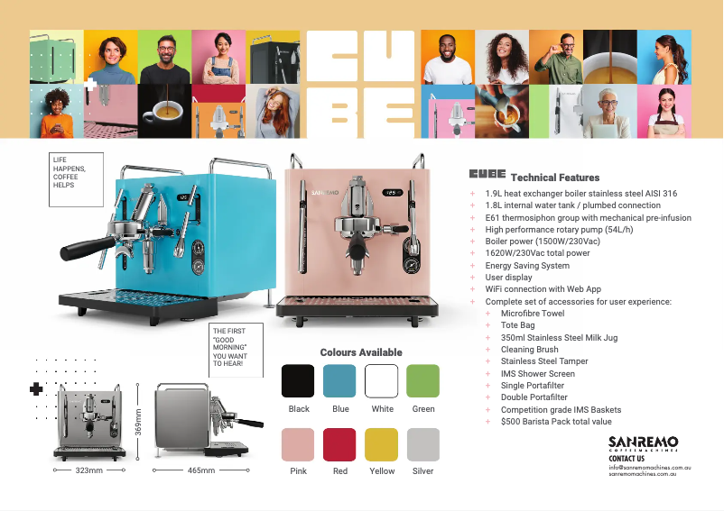 Page n°1 - Brochure Sanremo Corona DLX