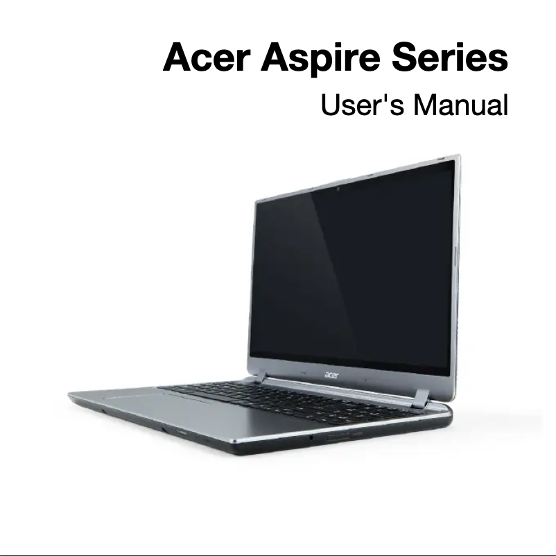 Page n°1 - Manuel utilisateur Acer Aspire M5-581T