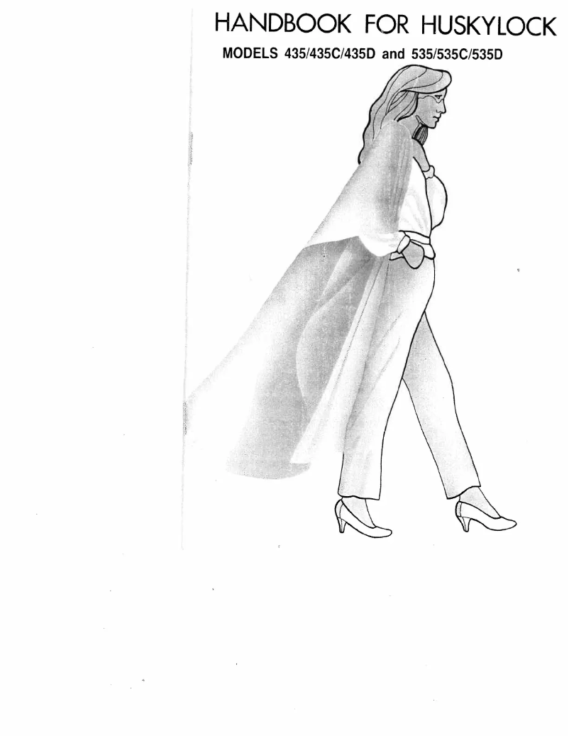 Page 1 de la notice Manuel utilisateur Husqvarna Huskylock 535C