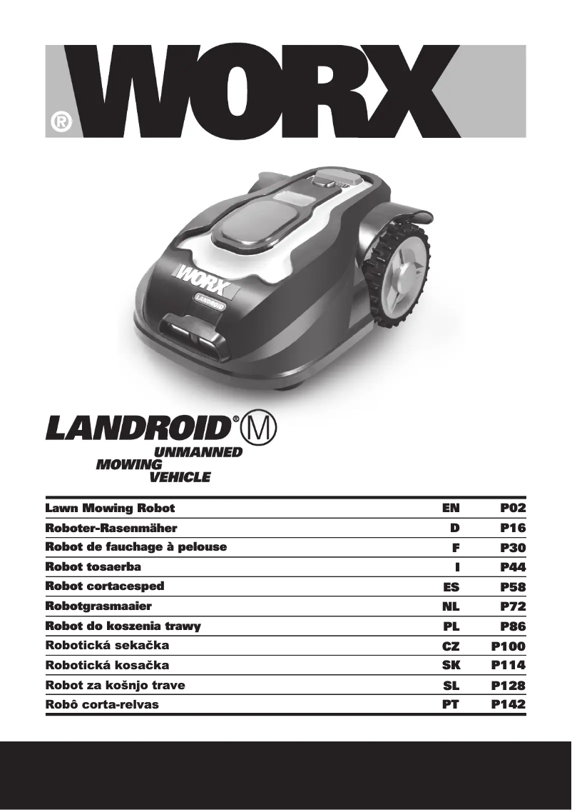 Page 1 de la notice Manuel utilisateur Worx Landlord M1200 i