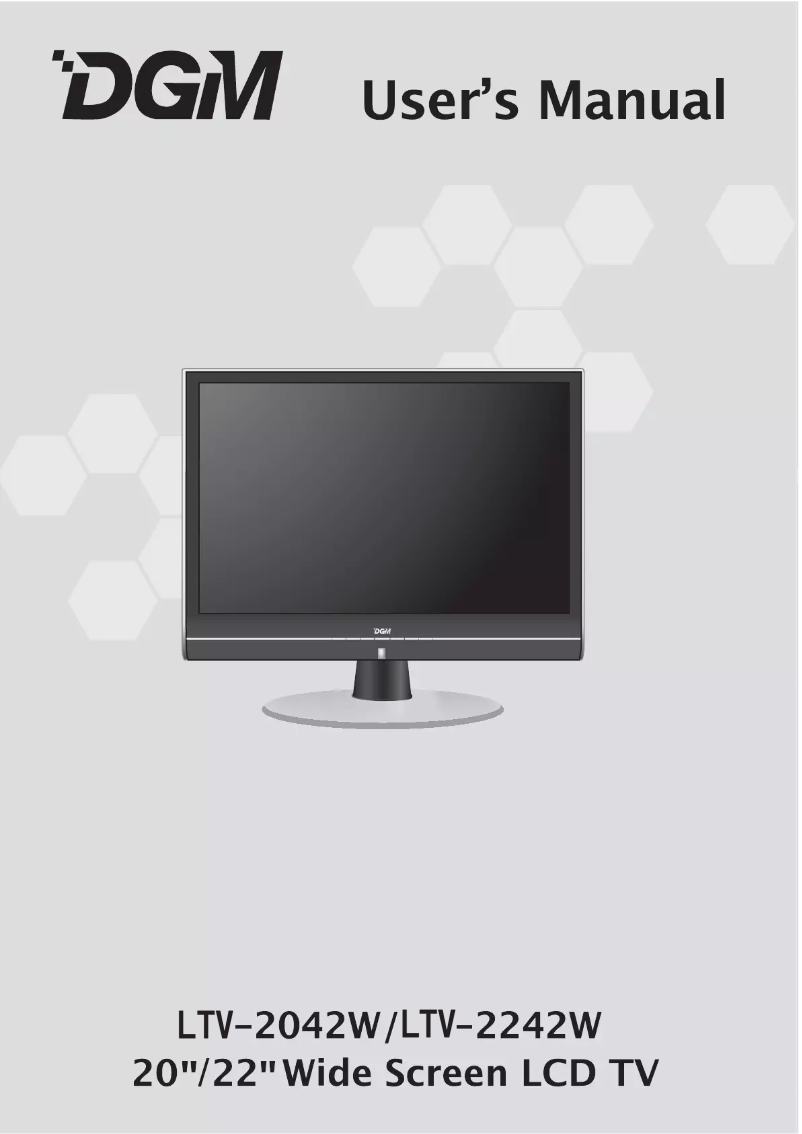 Image de la première page du manuel de l'appareil LTV-2242W