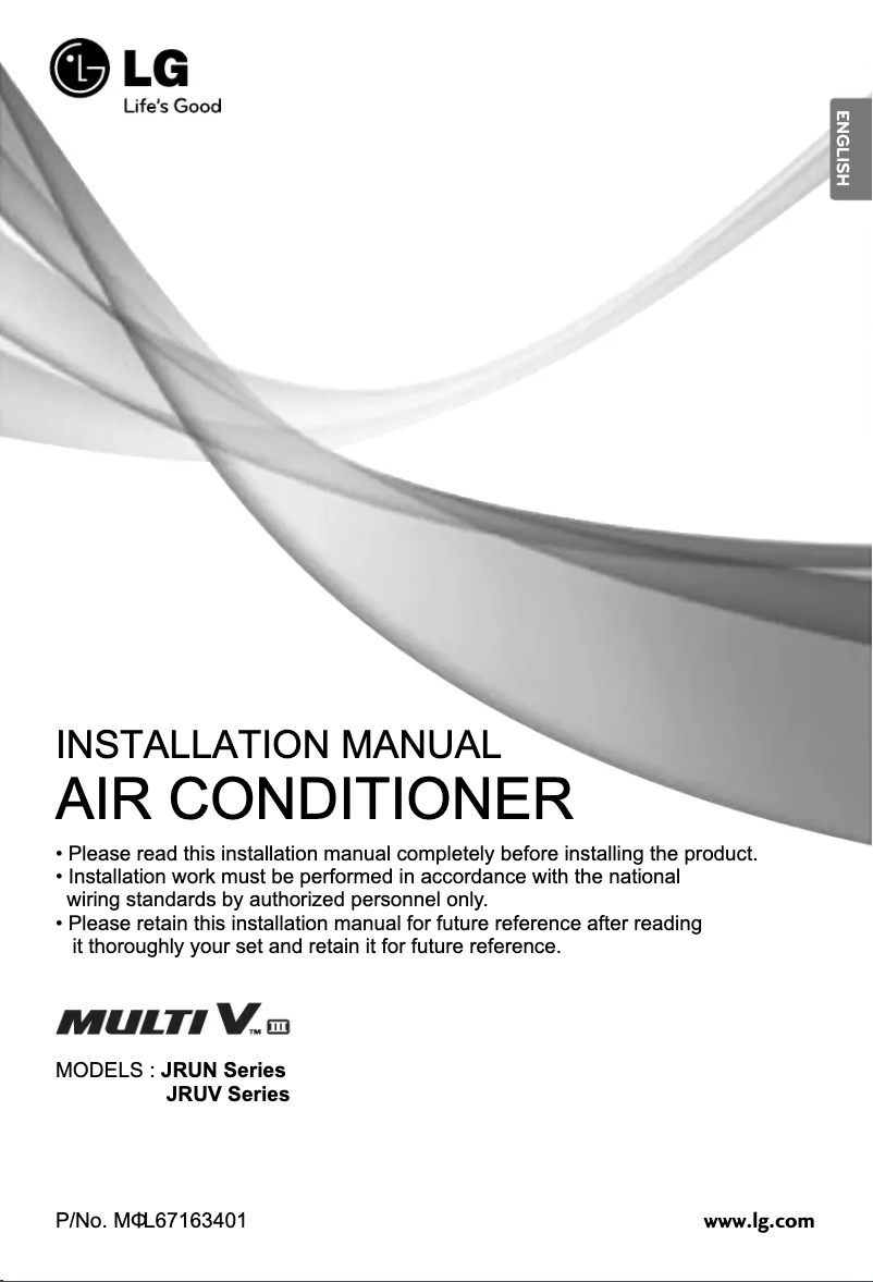 Page 1 de la notice Manuel utilisateur LG JRUN100LM3