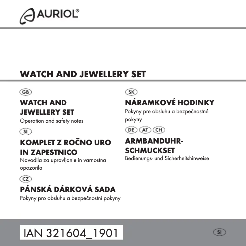 Page 1 de la notice Manuel utilisateur Auriol 2-LD3574