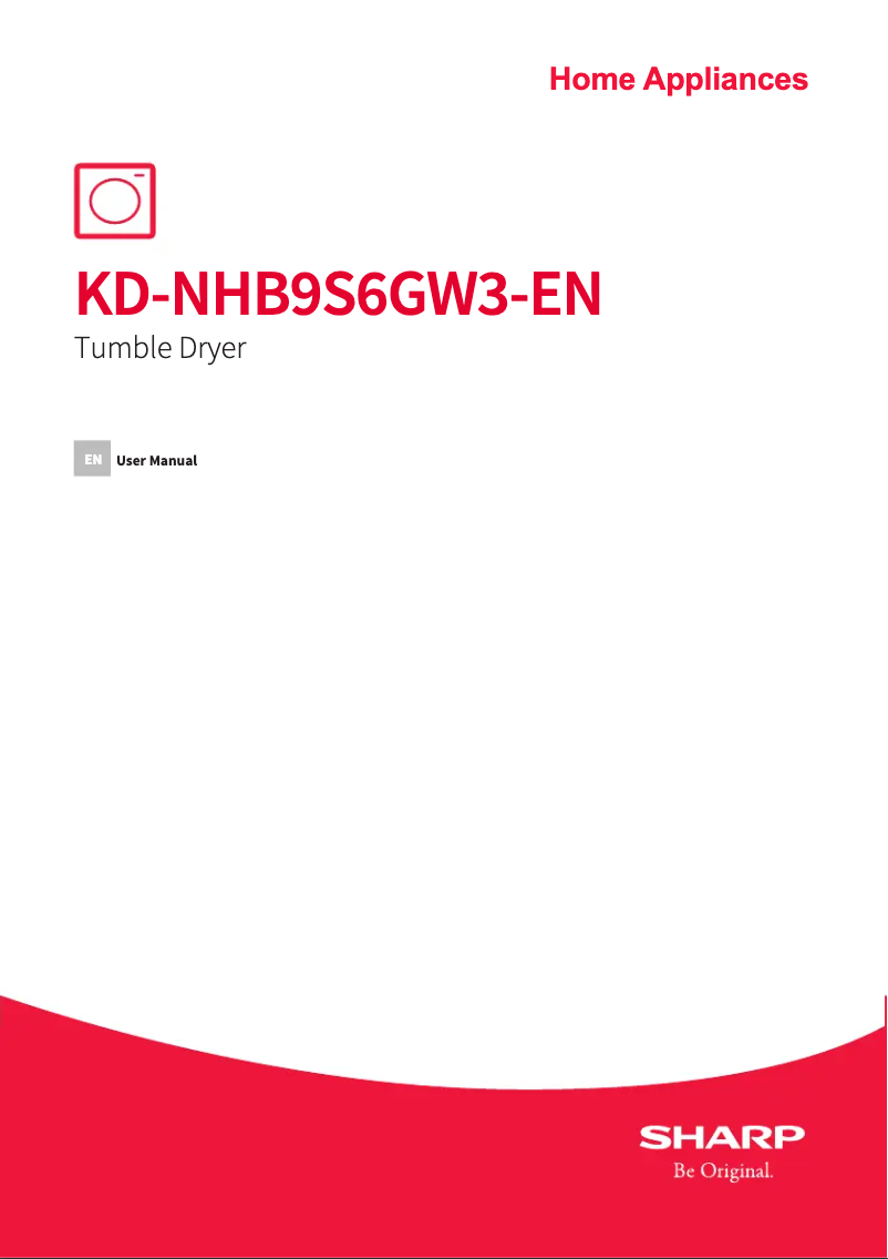 Image de la première page du manuel de l'appareil KD-NHB9S6GW3-EN