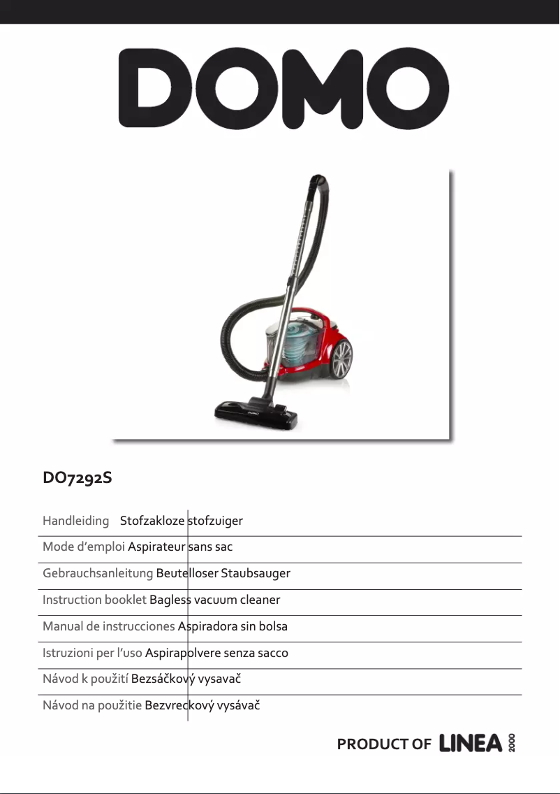 Image de la première page du manuel de l'appareil DO7292S