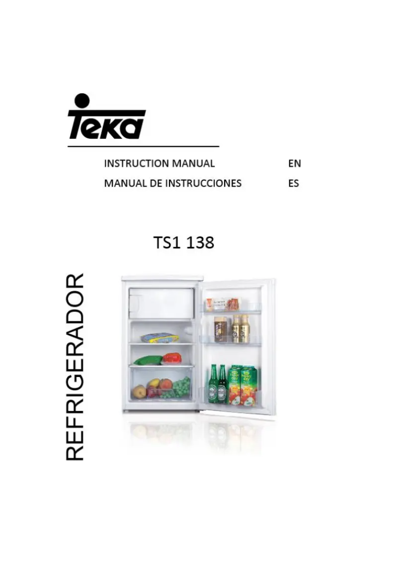 Page 1 de la notice Manuel utilisateur Teka TS1 138