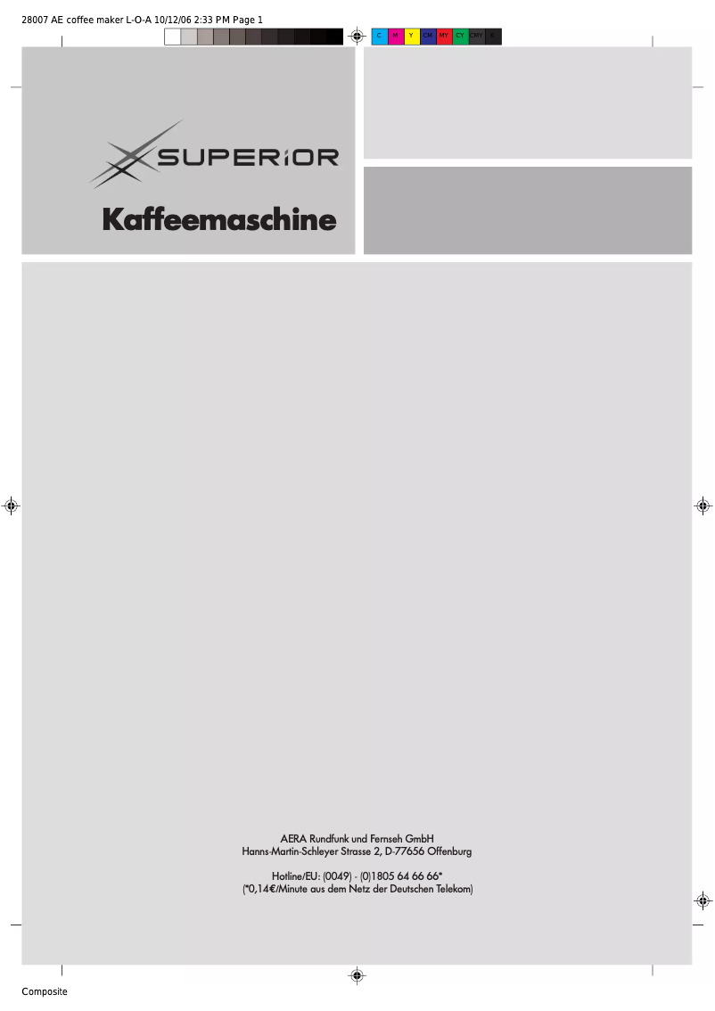 Page 1 de la notice Manuel utilisateur Superior KA2887