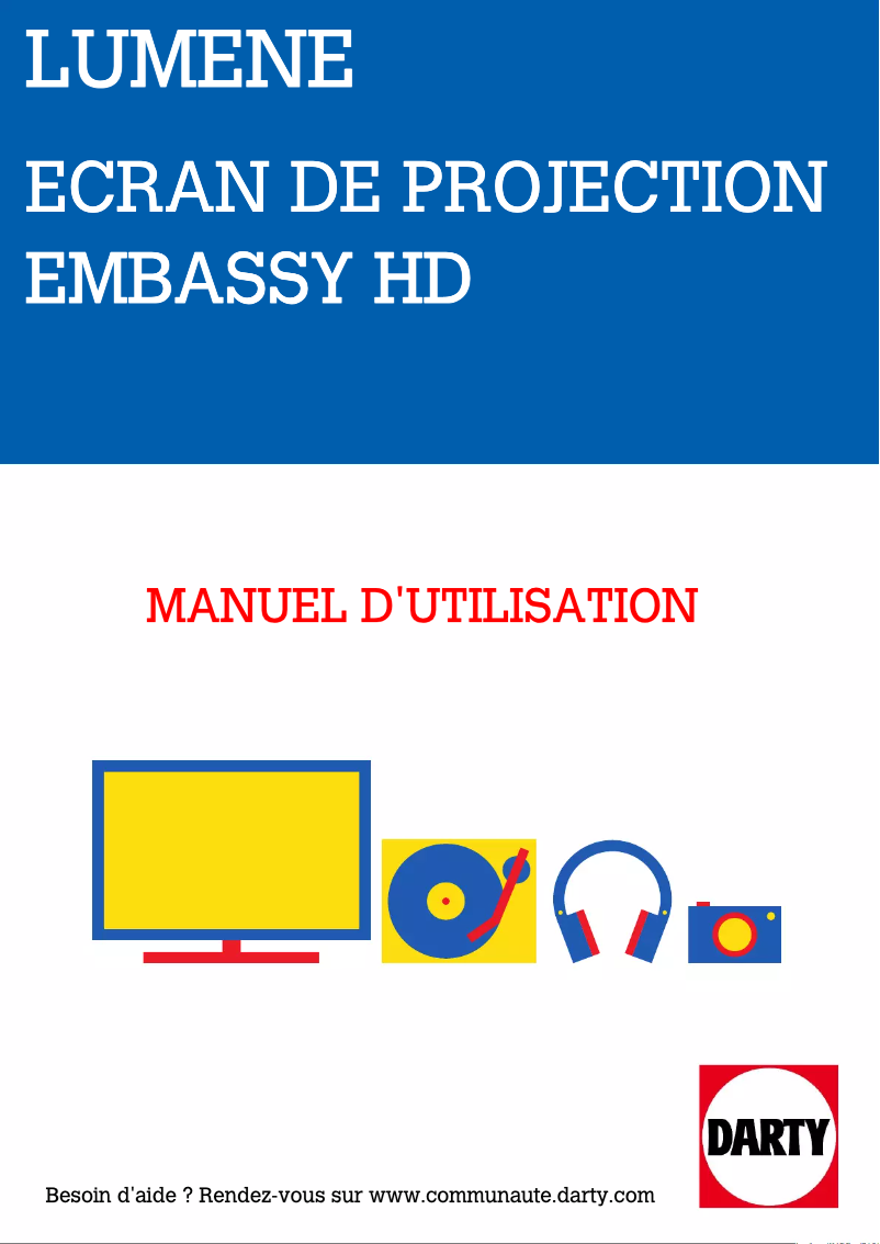 Image de la première page du manuel de l'appareil EMBASSY HD 270C