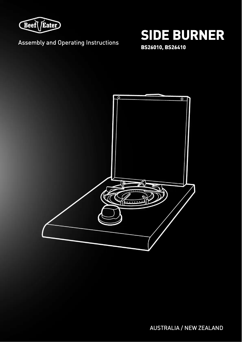 Page 1 de la notice Manuel utilisateur BeefEater BS26010